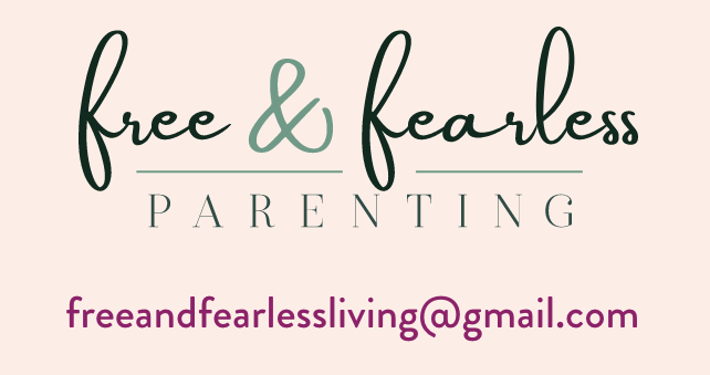 free and fearless parenting logo footer